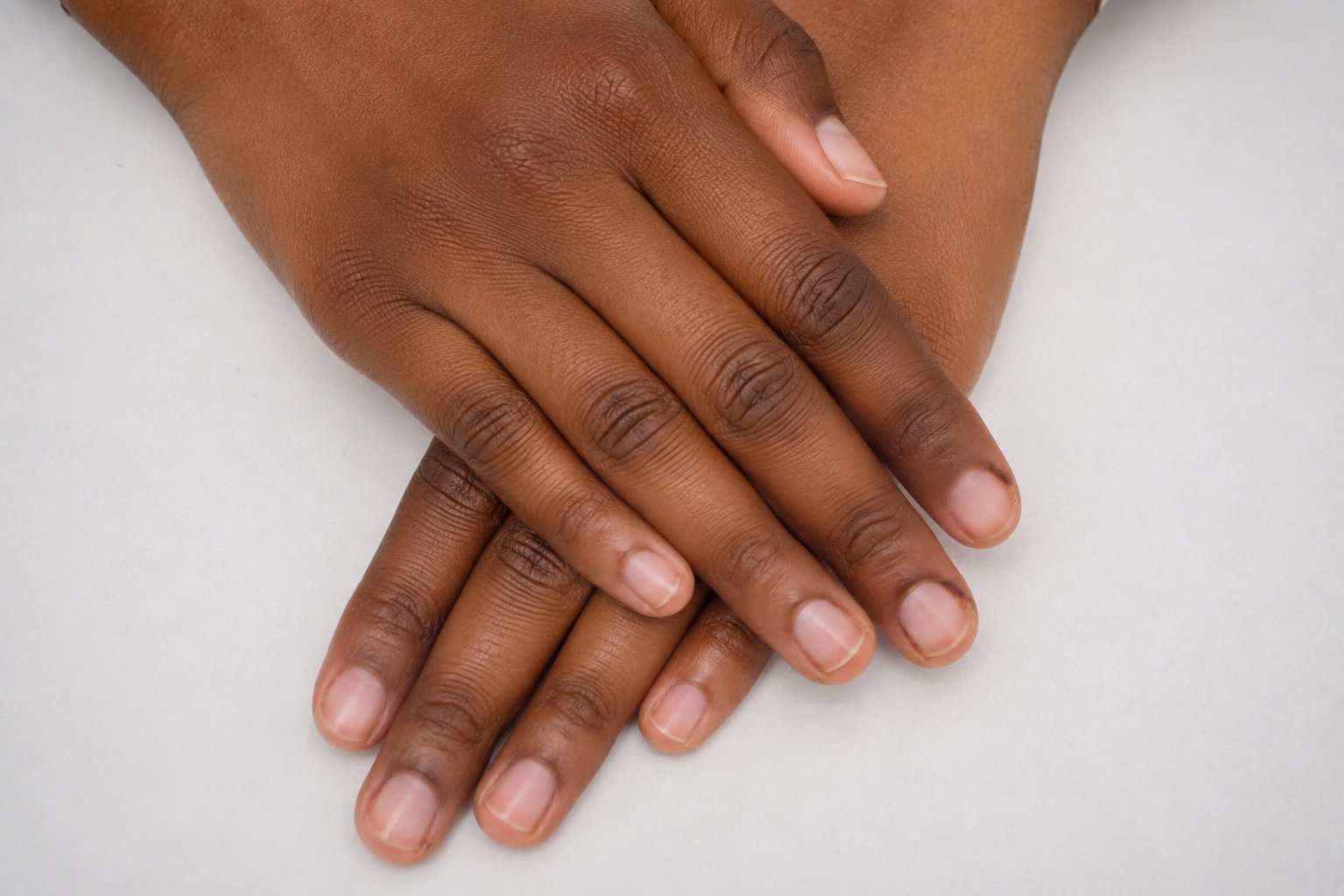 Before manicure at Veloura